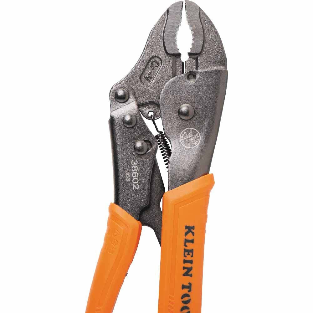 Klein 38602 Curved Jaw Locking Pliers, 10" - 8