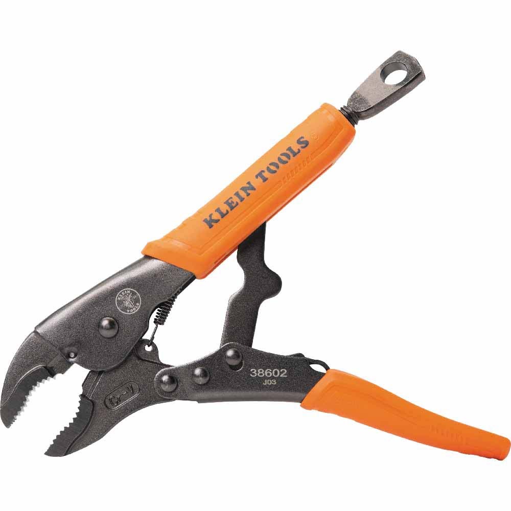 Klein 38602 Curved Jaw Locking Pliers, 10" - 11