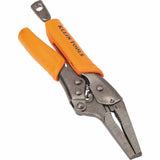 Klein 38611 Long Nose Locking Pliers, 6" - 6