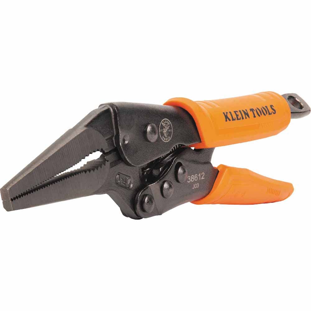 Klein 38612 Long Nose Locking Pliers, 9" - 3