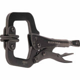 Klein 38620 C-Clamp Locking Pliers With Swivel Jaws, 6" - 2