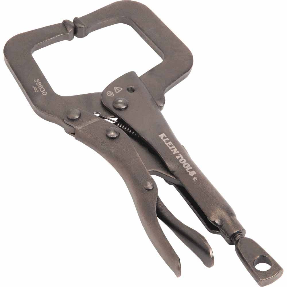 Klein 38630 C-Clamp Locking Pliers With Standard Jaws, 6" - 7