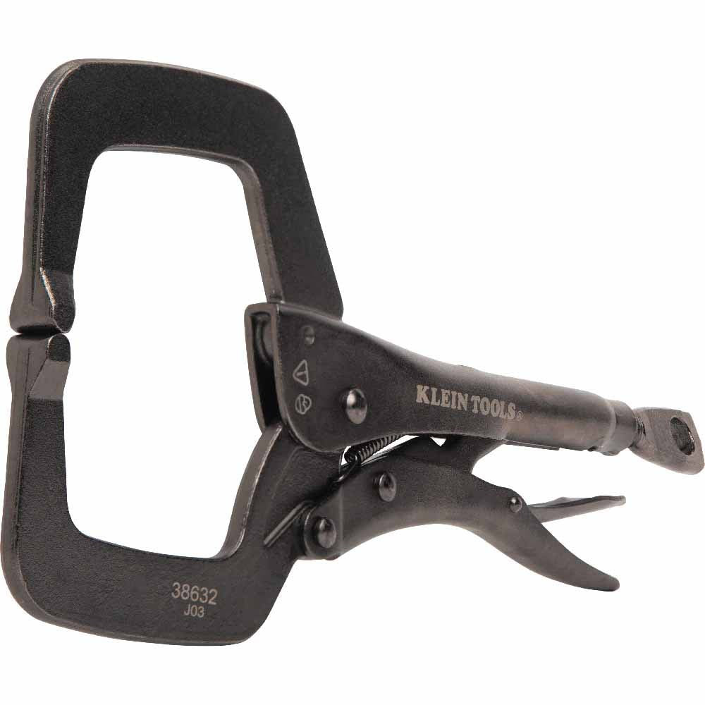 Klein 38632 C-Clamp Locking Pliers With Standard Jaws, 11" - 2