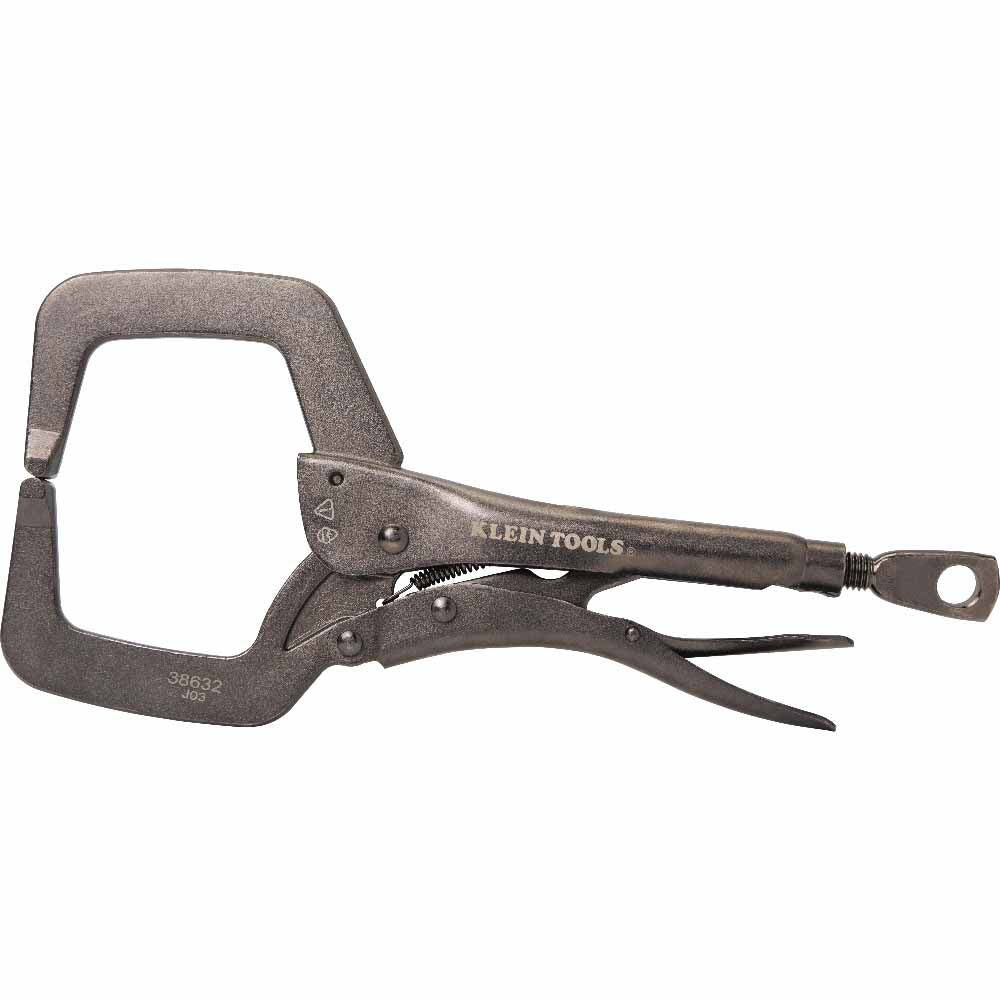 Klein 38632 C-Clamp Locking Pliers With Standard Jaws, 11" - 8