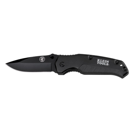 Klein 44220 Pocket Knife, Black, Drop-Point Blade