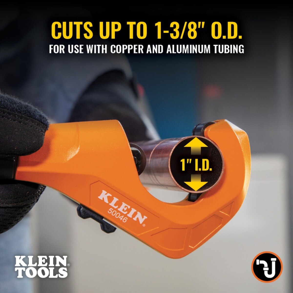Klein Tools 50046 1-3/8-Inch Constant Swing Tubing Cutter for Copper and Aluminum - 7