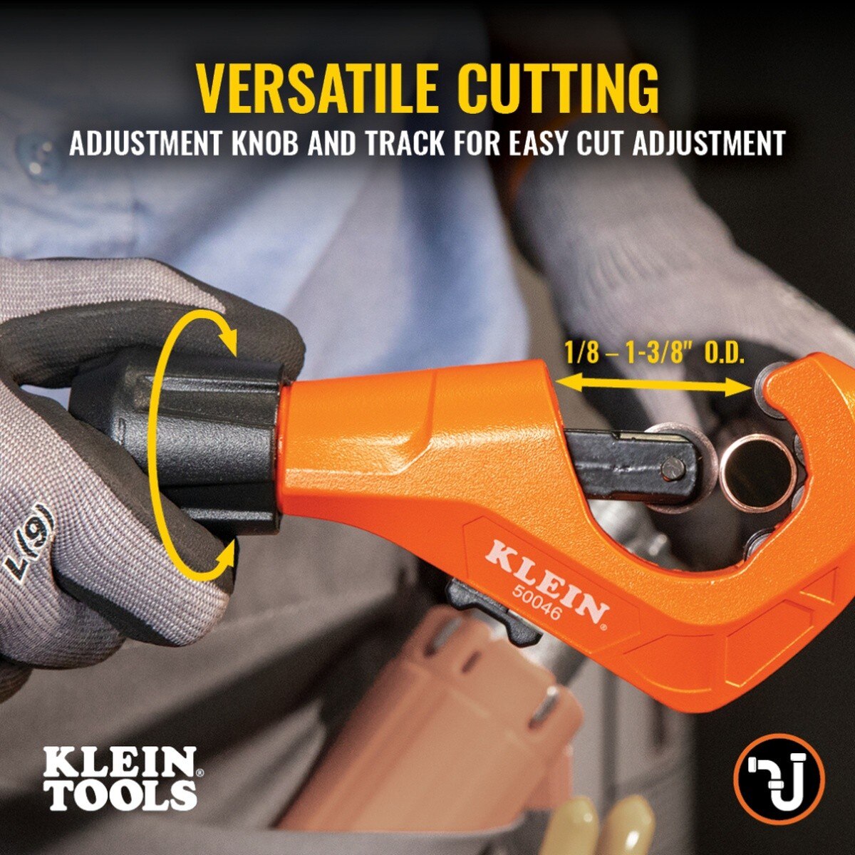 Klein 50046 1-3/8" Constant Swing Tubing Cutter - 8