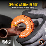 Klein Tools 50056 3/4-Inch C-Style Copper Tubing Cutter for Tight Spaces - 9