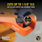 Klein 50061 1-5/8" Quick-Adjust Tubing Cutter - 2