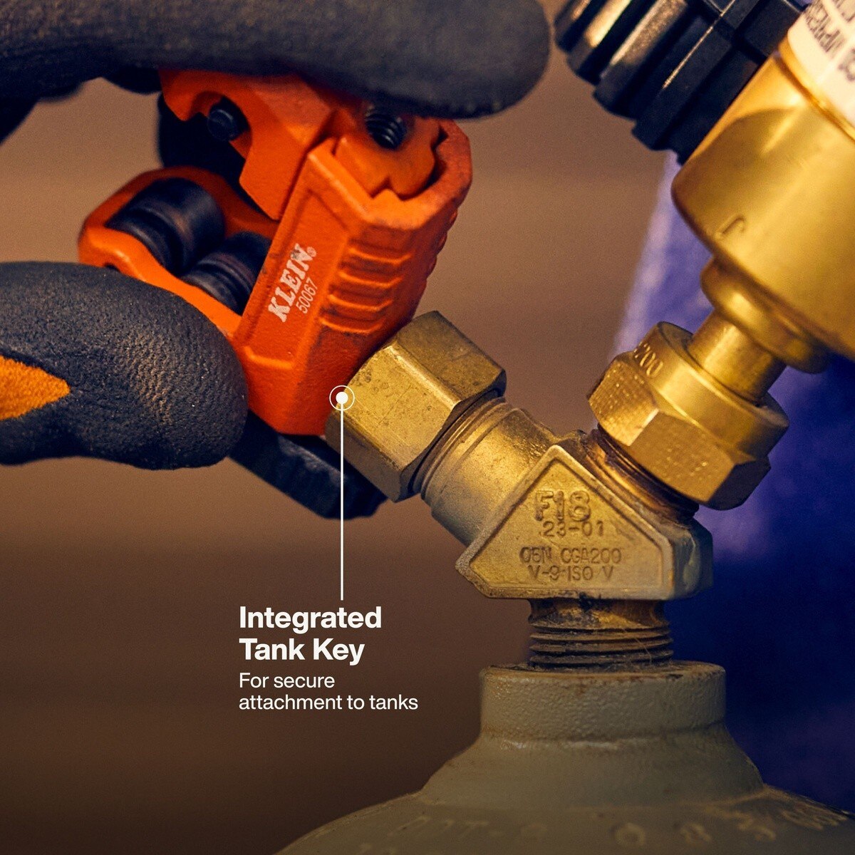 Klein Tools 50067 7/8" Micro Tubing Cutter for Copper and Aluminum - 6