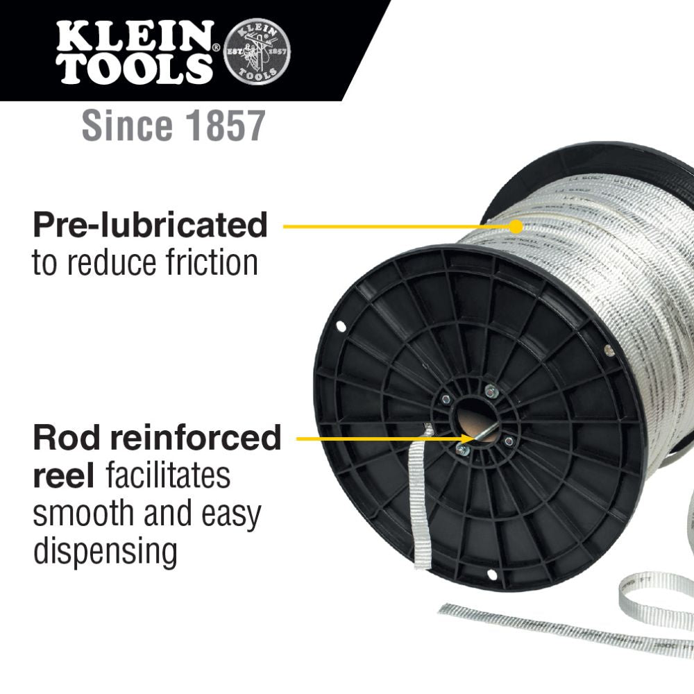 Klein 50142 Conduit Measuring Pull Tape, 2500-Pound x 3000' - 5