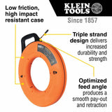 Klein 50376 High Flex Polyester Fish Tape, 150' - 2