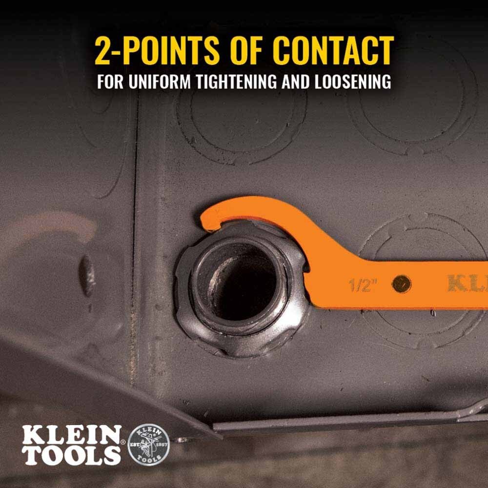 Klein 50901R Straight Locknut Wrench Set - 6