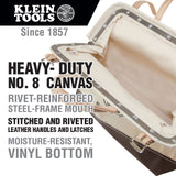 Klein 5102-16 Canvas Tool Bag, 16" - 7