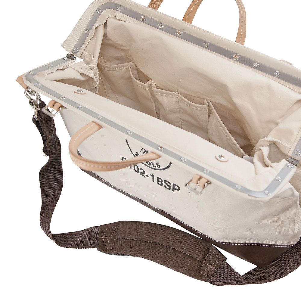 Klein 5102-18SP Deluxe Canvas Tool Bag, 18" - 5