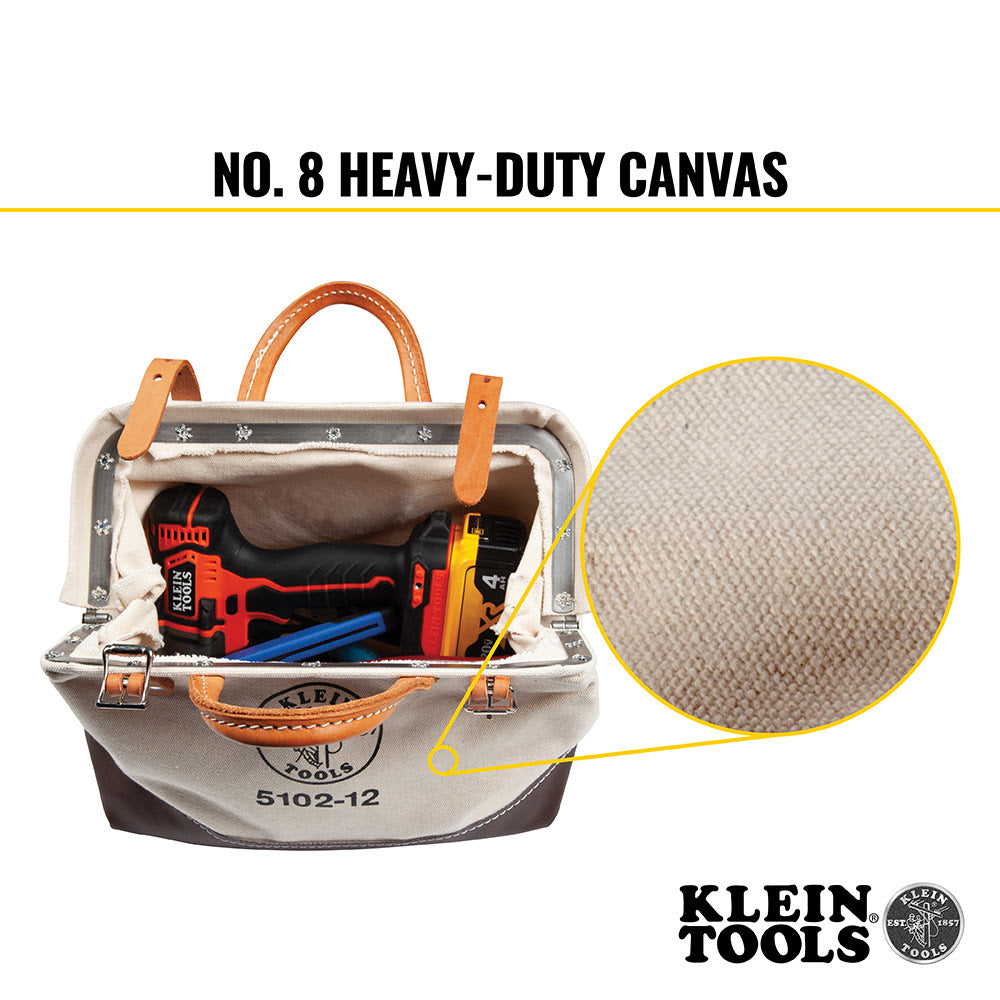 Klein 510212 Canvas Tool Bag, 12" - 4