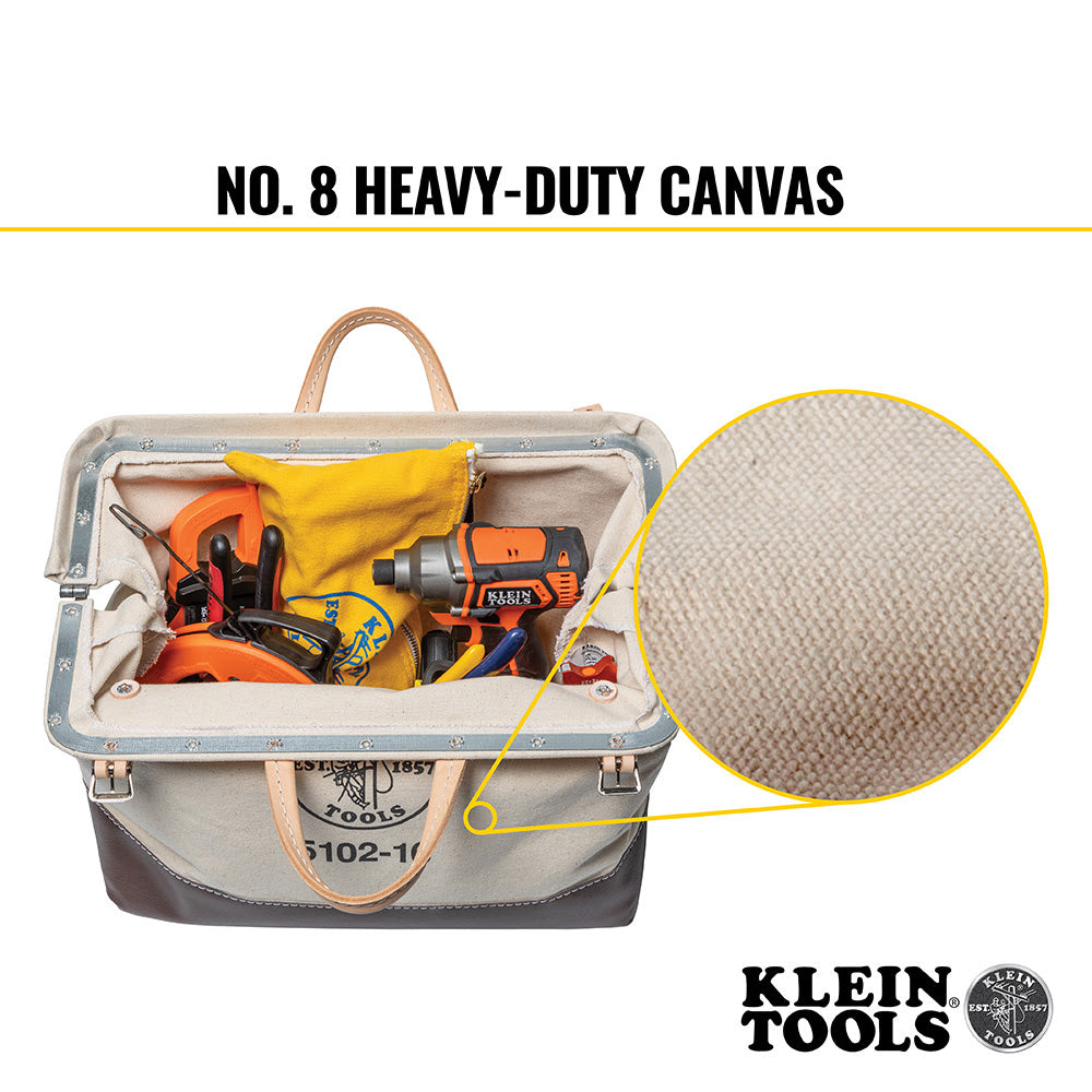 Klein 510216 Canvas Tool Bag, 16" - 4