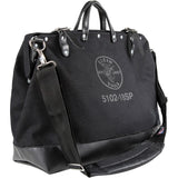 Klein 510218SPBLK Deluxe Black Canvas Tool Bag, 18"