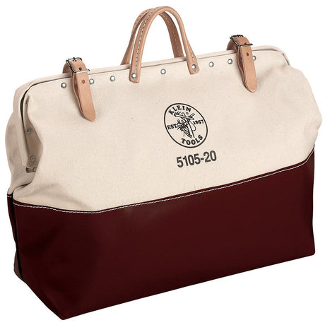 Klein 510520 High-Bottom Canvas Tool Bag, 20"