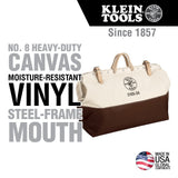 Klein 510524 High-Bottom Canvas Tool Bag, 24" - 2