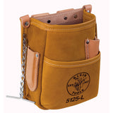 Klein 5125L Pocket Tool Pouch with Tape Thong, Leather