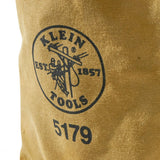 Klein Tools 5179 Water Repellent Canvas Tool Pouch with Belt Loops 7.5" x 7" x 3.5" - 2