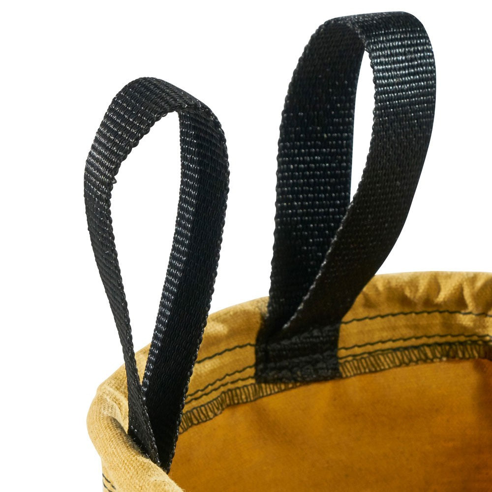 Klein Tools 5179 Water Repellent Canvas Tool Pouch with Belt Loops 7.5" x 7" x 3.5" - 3