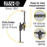 Klein 53701 Replacement Blades and Bit for Adjustable Hole Saw 53710 - 2