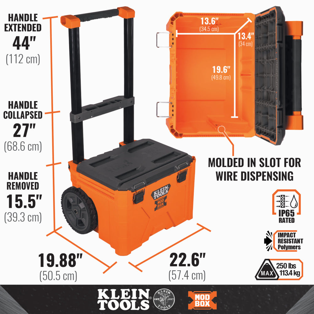 Klein 54802MB MODbox Rolling Toolbox - 4