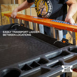 Klein Tools 54805MB MODbox Utility Cart Ladder Holder for Side Rail Storage (2 Piece) - 4