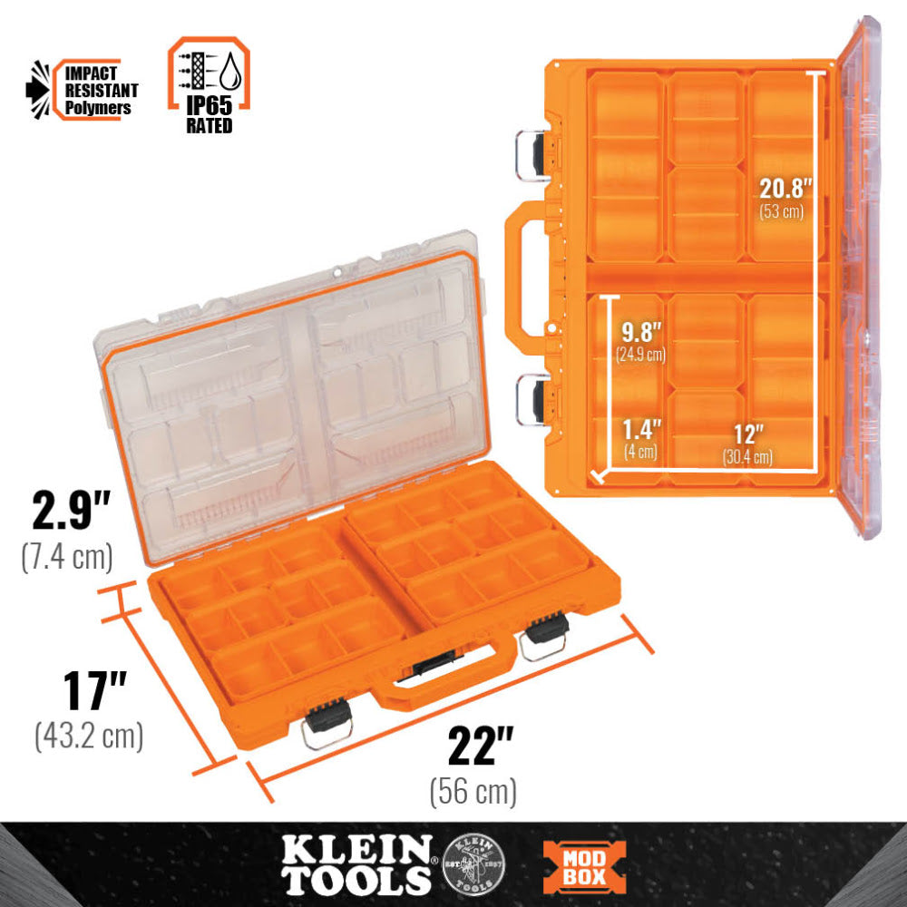 Klein 54807MB MODbox Short Component Box, Full Width - 5