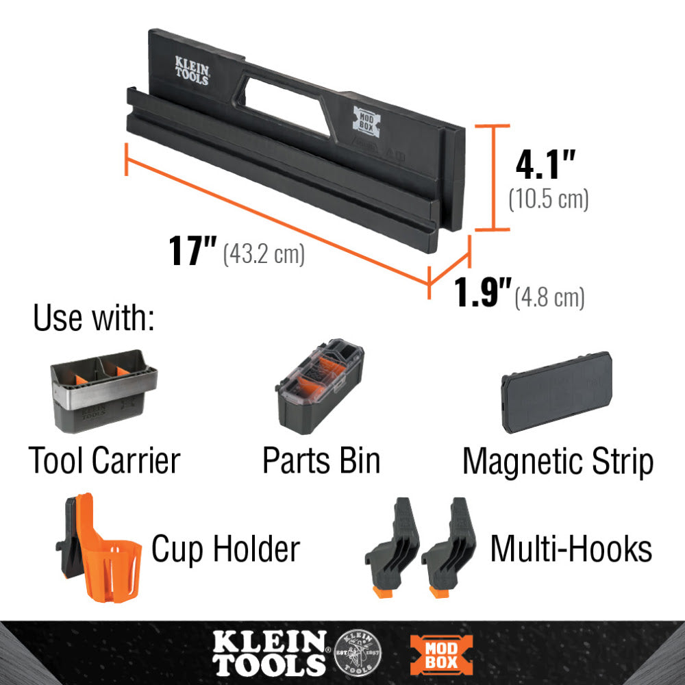 Klein 54818MB MODbox Internal Rail Accessory - 2