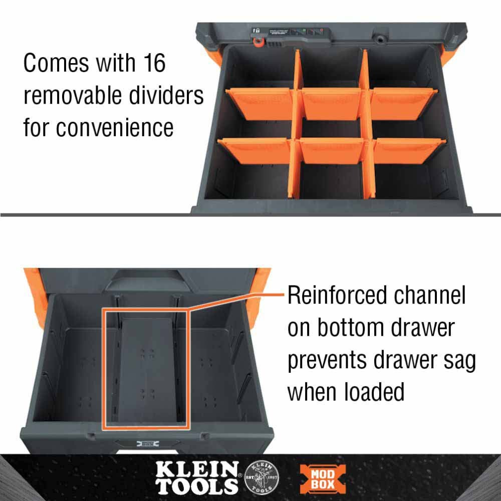 Klein 54822MB MODbox Two Drawer Toolbox - 5