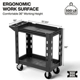 Klein Tools 54834MB MODbox Service Utility Cart 36 in Height 500 lb Capacity 6 in Wheels - 2