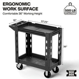 Klein Tools 54834MB MODbox Service Utility Cart 36 in Height 500 lb Capacity 6 in Wheels - 2