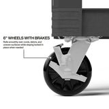 Klein Tools 54834MB MODbox Service Utility Cart 36 in Height 500 lb Capacity 6 in Wheels - 3