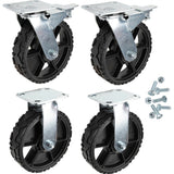 Klein Tools 54851MB MODbox Utility Cart 8 in. Replacement Caster Wheels with Locking Brake (4 Pack)
