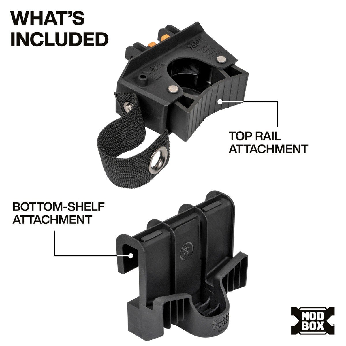 Klein Tools 54852MB MODbox Utility Cart Conduit Bender Holder 1/2 to 1 in Capacity (2 Pack) - 2