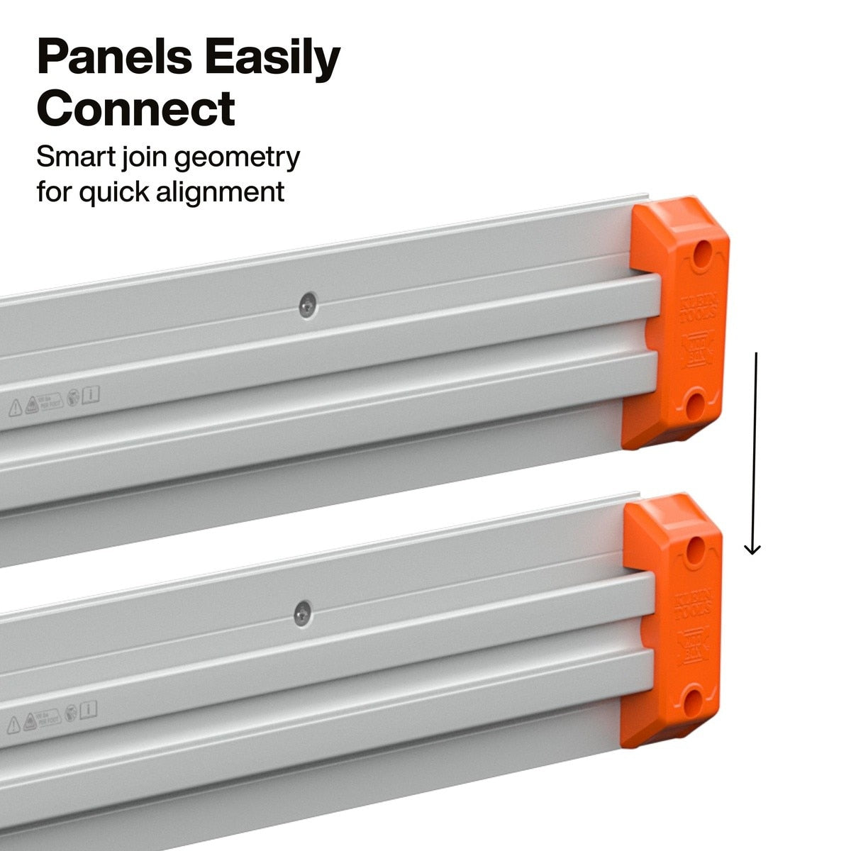 Klein Tools 54854MB MODbox 32" Wall System Panel for Modular Tool Storage (2 Pack) - 3