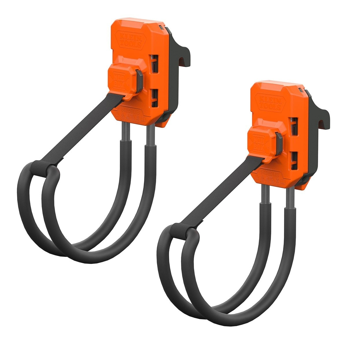 Klein Tools 54859MB MODbox Wall System J Hook with Strap for Cord and Hose Storage (2 Pack)