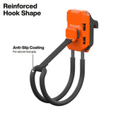 Klein Tools 54859MB MODbox Wall System J Hook with Strap for Cord and Hose Storage (2 Pack) - 2