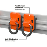 Klein Tools 54861MB MODbox Wall System D-Ring Tie-Down Anchor for Wall Storage (2 Pack) - 7