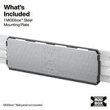 Klein Tools 54862MB MODbox Wall System Steel Mounting Plate 15.3" for Magnetic Accessory Storage - 2