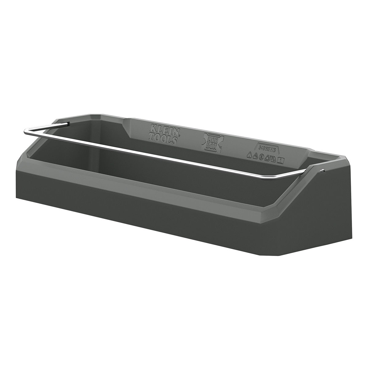 Klein Tools 54863MB MODbox Wall System Narrow Shelf 15.4" x 6.21" x 3.18" Gray