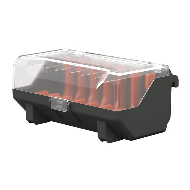 Klein Tools 54874MB MODbox Electrical Tape Holder Rail Attachment with Clear Lid 8"