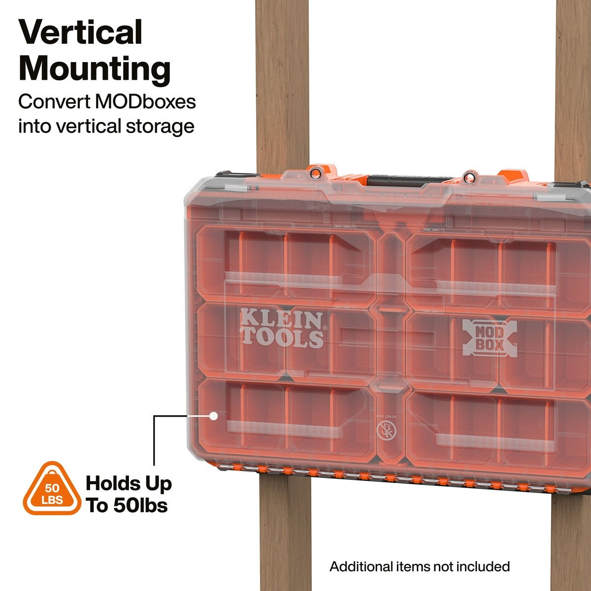 Klein Tools 54879MB MODbox Wall and Floor Mounting Plate 22.29" x 15.75" x 0.75" - 4