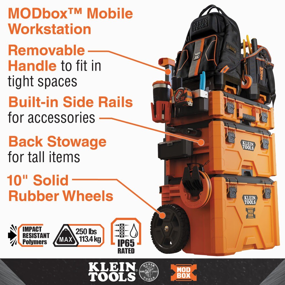 Klein 549021MBR MODbox Replacement Handle for Rolling Toolbox - 2