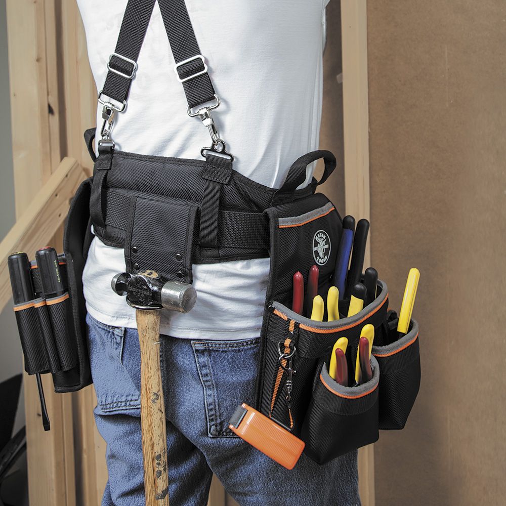 Klein 55429 Tradesman Pro Electrician's Tool Belt, XL - 6