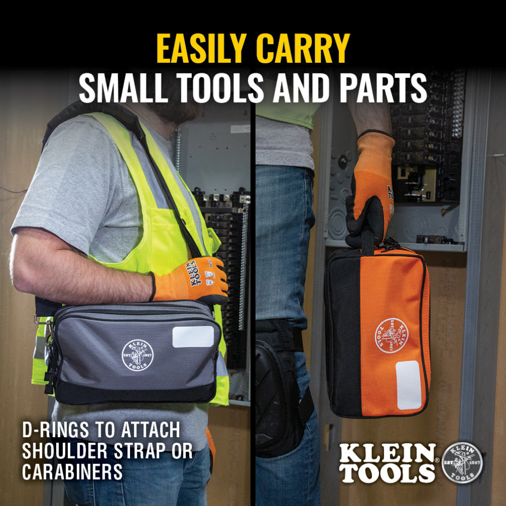 Klein 55579 Double Zipper Tool Bag, 2-Pack - 4