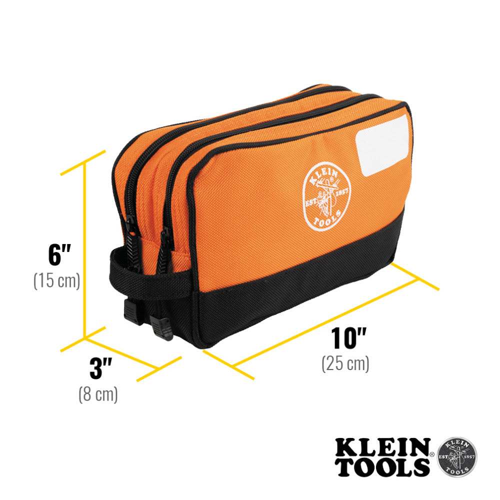 Klein 55582 Double Zipper Bag, 10 x 6" - 2